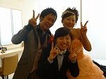 ３人で
